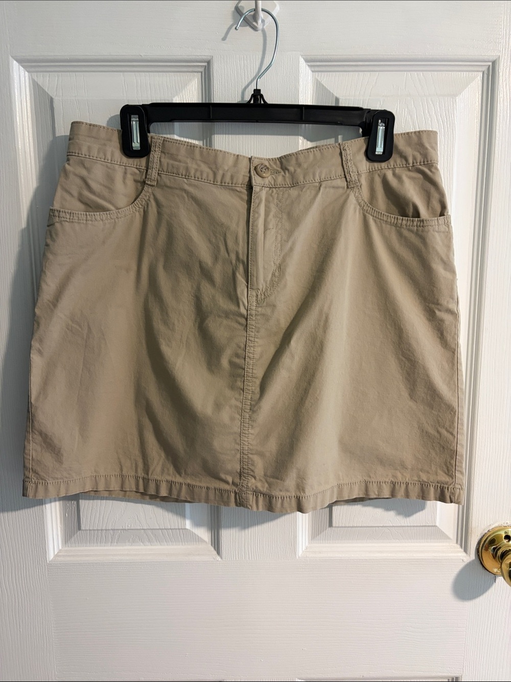 Women’s Casual Khaki Cotton Skort